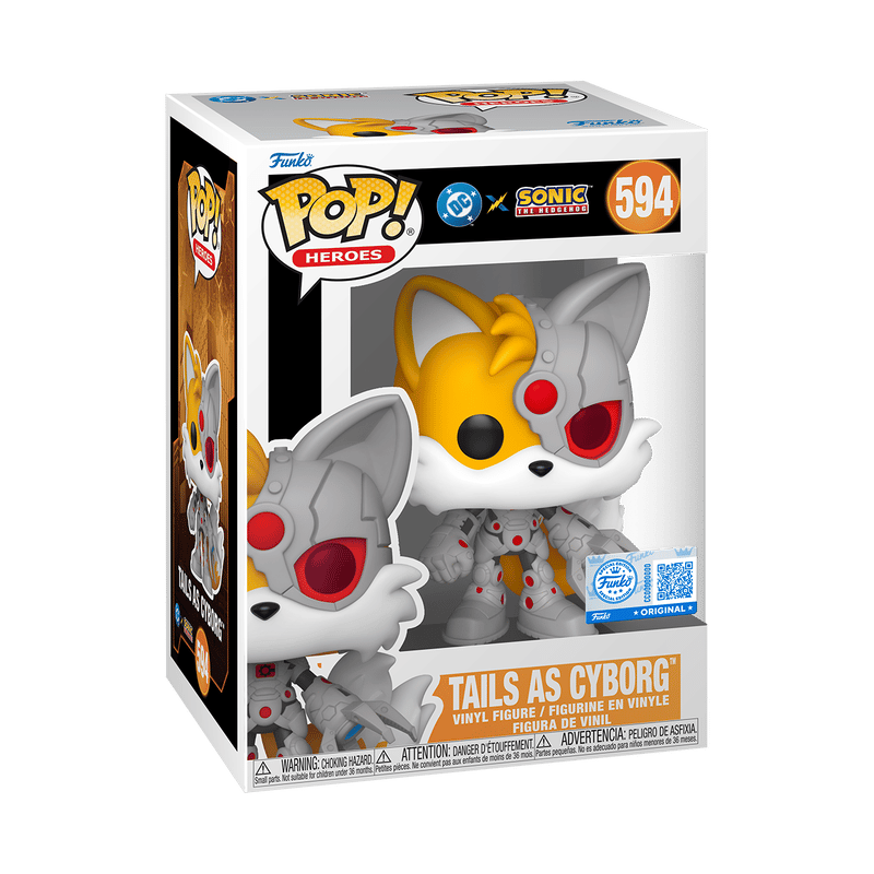 Funko Pop! Sonic The Hedgehog -  Tails as Cyborg #594