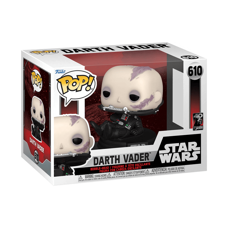 Funko Pop! Star Wars – Darth Vader (Unmasked) – Return of the Jedi 40th Anniversary #610
