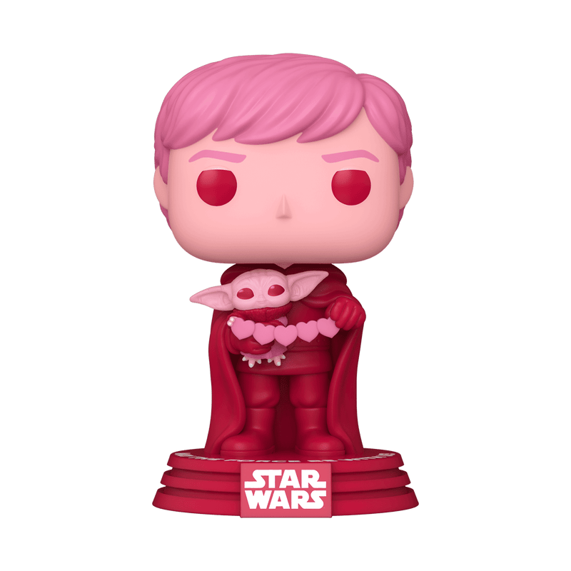 Funko Pop! Star Wars - Luke Skywalker with Grogu (Valentine)  #494
