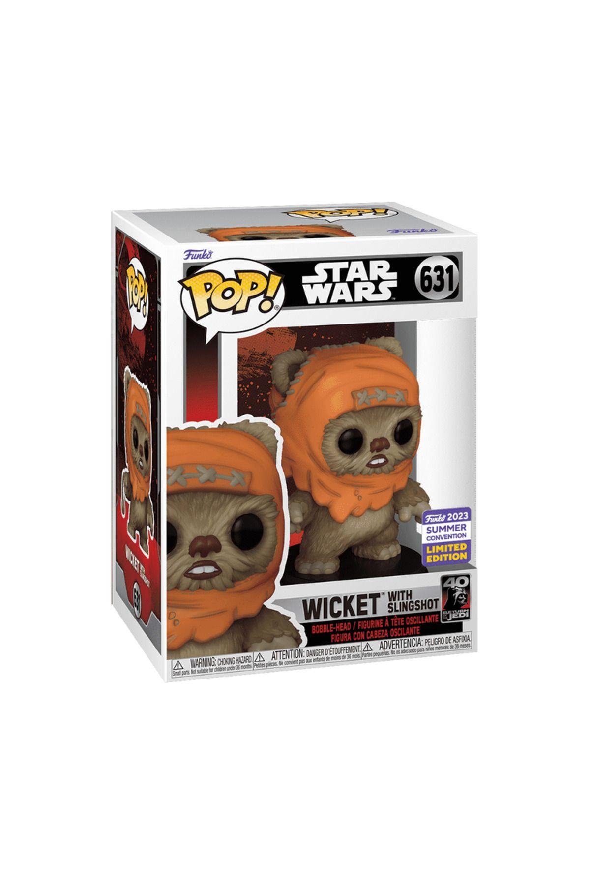Funko Pop! Star Wars Return of the Jedi - Wicket with Slingshot #631
