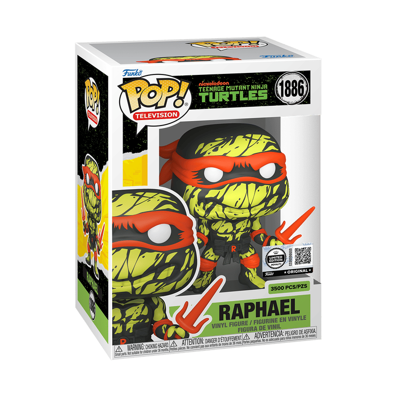 Funko Pop! Teenage Mutant Ninja Turtles - Raphael (Deco) with Pop! Protector (LE of 3500 pcs) #1886