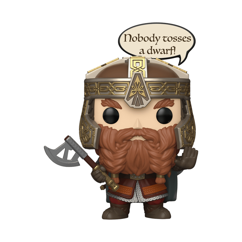 Funko Pop! The Lord of the Rings - Gimli (Nobody Tosses a Dwarf) #2028