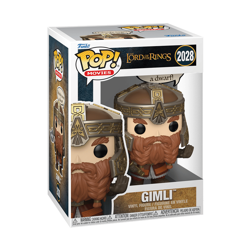 Funko Pop! The Lord of the Rings - Gimli (Nobody Tosses a Dwarf) #2028