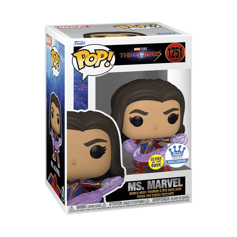 Funko Pop! The Marvels - Ms. Marvel in Fighting Stance (Glow) #1251