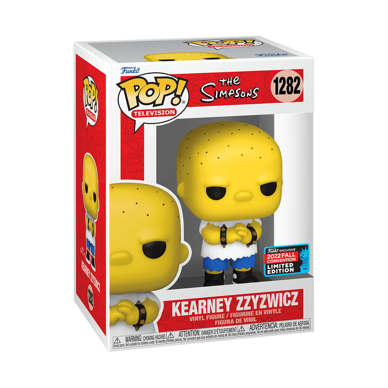 Funko Pop The Simpsons - Kearney Zzyzwicz (2022 Fall Convention) #1282 (Kutu Hasarlı) 