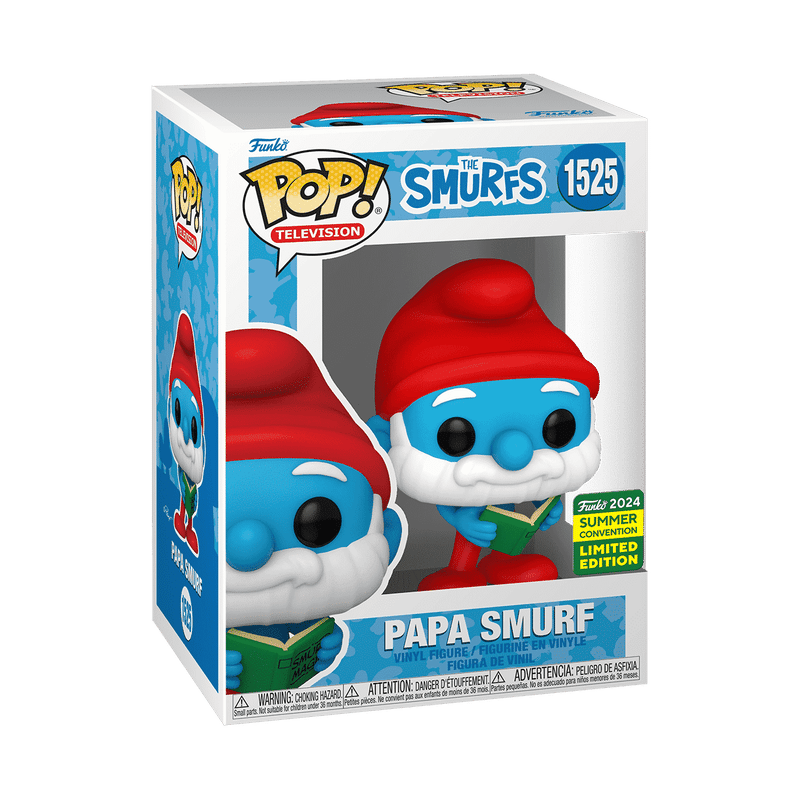 Funko Pop! The Smurfs - Papa Smurf with Magic Book #1525