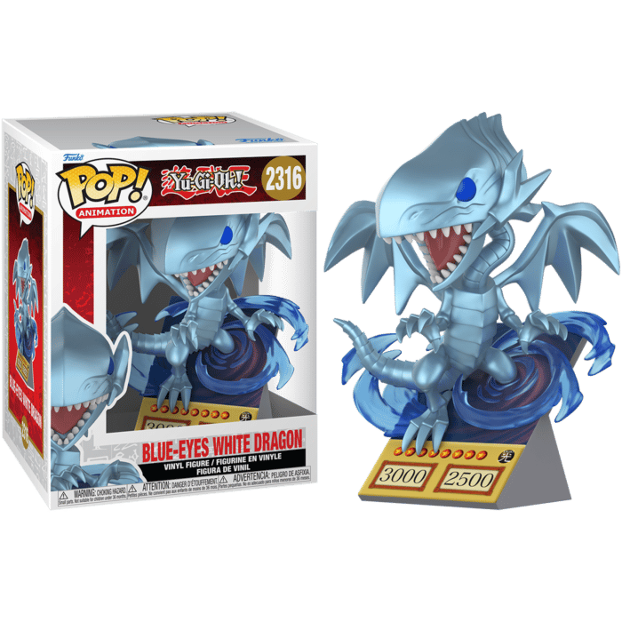 Funko Pop! Yu-Gi-Oh! - Blue-Eyes White Dragon Pop! Premium Vinyl Figure #2316 (Ön Sipariş)