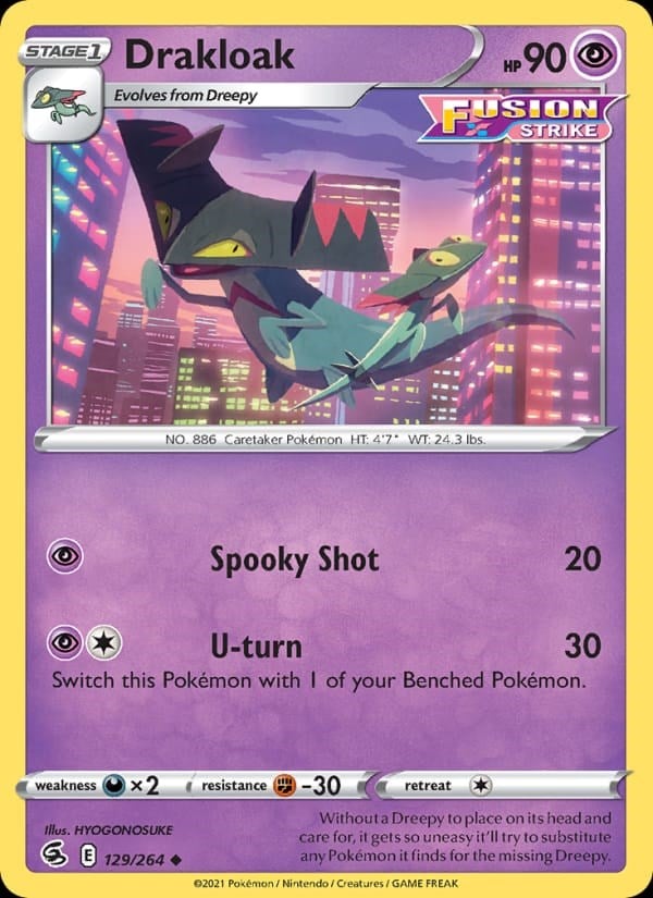 Fusion Strike - Drakloak #129