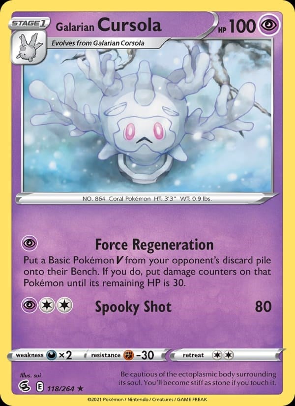 Fusion Strike - Galarian Cursola #118