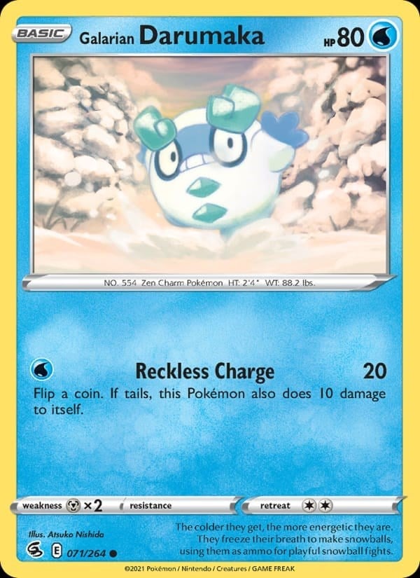Fusion Strike - Galarian Darumaka #71