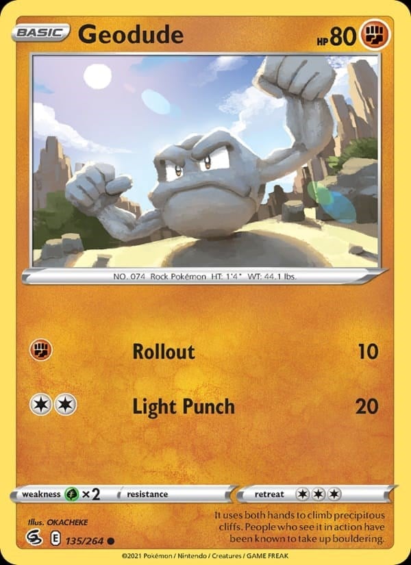 Fusion Strike - Geodude #135
