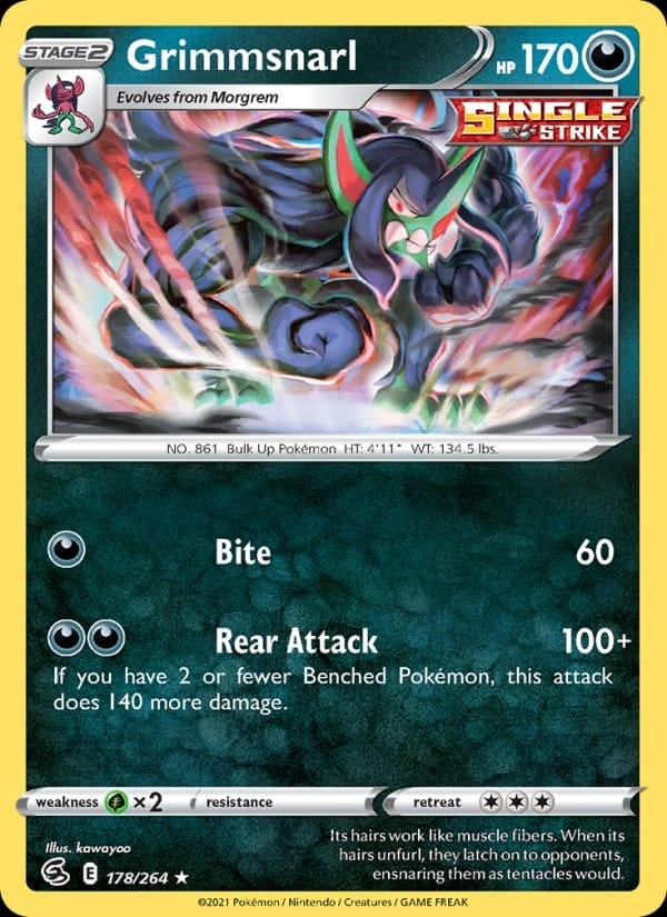Fusion Strike - Grimmsnarl [Holo] #178
