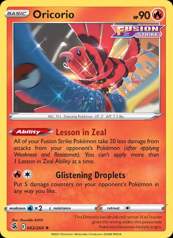 Fusion Strike - Oricorio #42