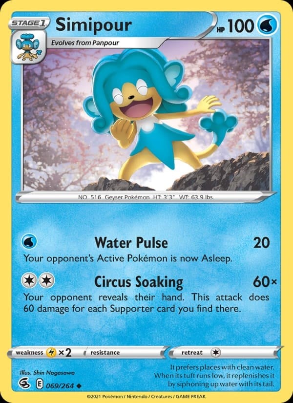 Fusion Strike - Simipour [Reverse Holo] #69