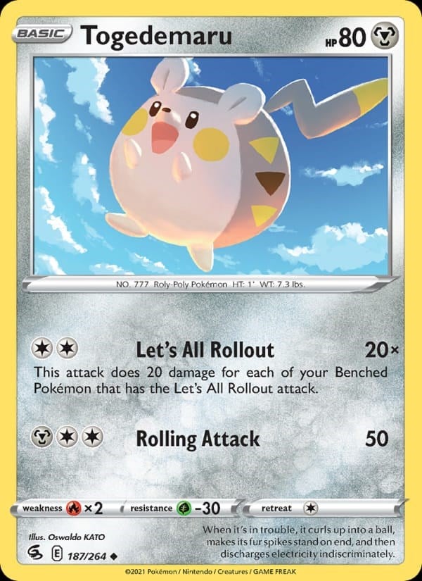 Fusion Strike - Togedemaru #187