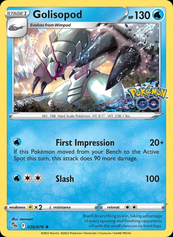Golisopod - Pokemon GO #026 #Holo