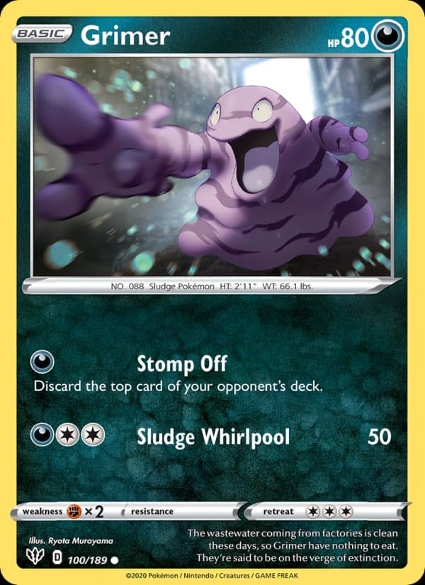 Grimer - Darkness Ablaze #100 #Normal