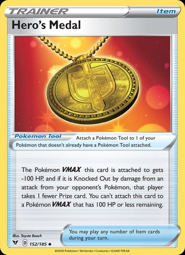 Hero's Medal - Vivid Voltage #152 #Normal