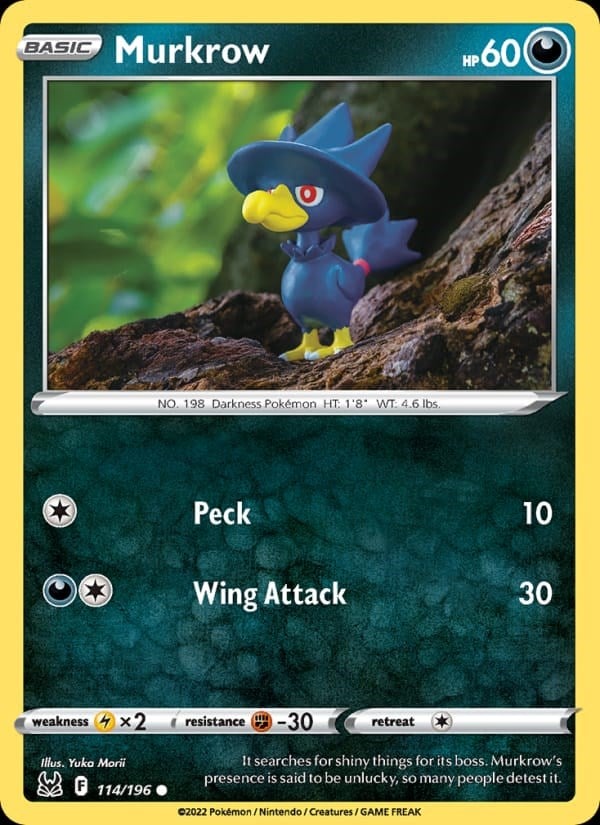 Lost Origin - Murkrow #114
