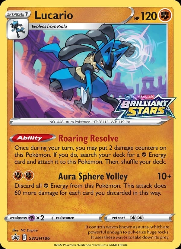 Lucario - Sword & Shield #SWSH186