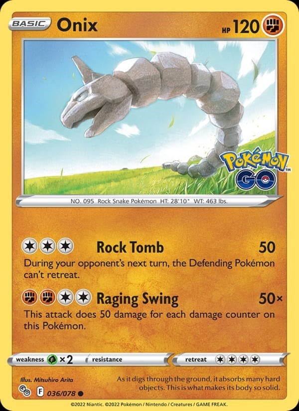 Onix - Pokemon GO #036 #Reverse