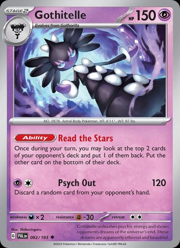 Paldea Evolved - Gothitelle #092
