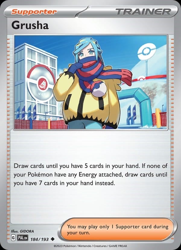 Paldea Evolved - Grusha [Reverse Holo] #184