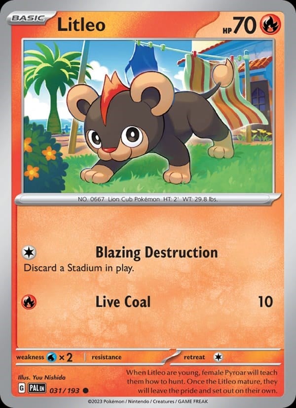 Paldea Evolved - Litleo #031