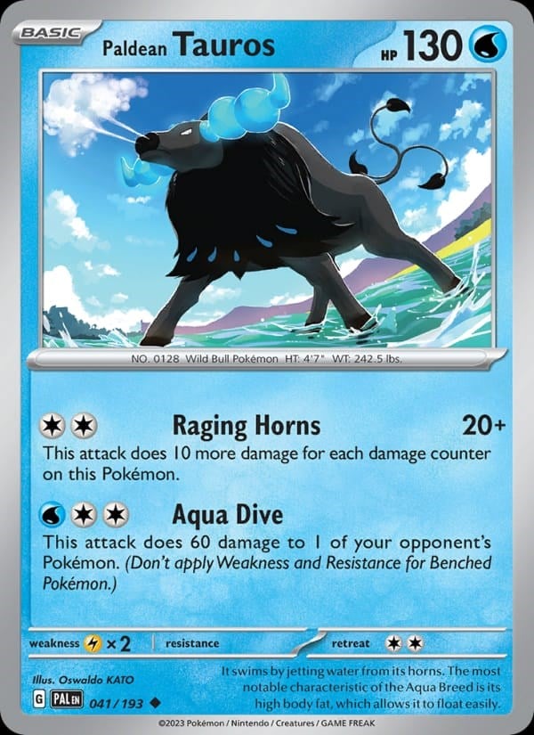 Paldea Evolved - Paldean Tauros #041