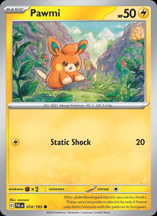 Paldea Evolved - Pawmi #074