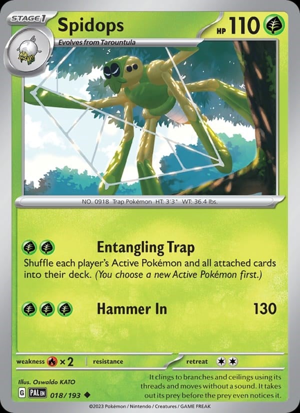 Paldea Evolved - Spidops #018