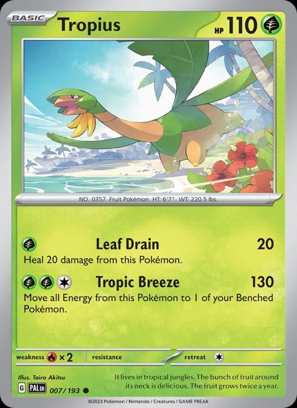 Paldea Evolved - Tropius #007