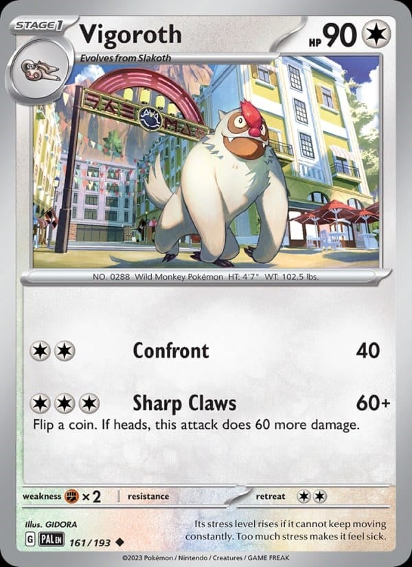 Paldea Evolved - Vigoroth #161