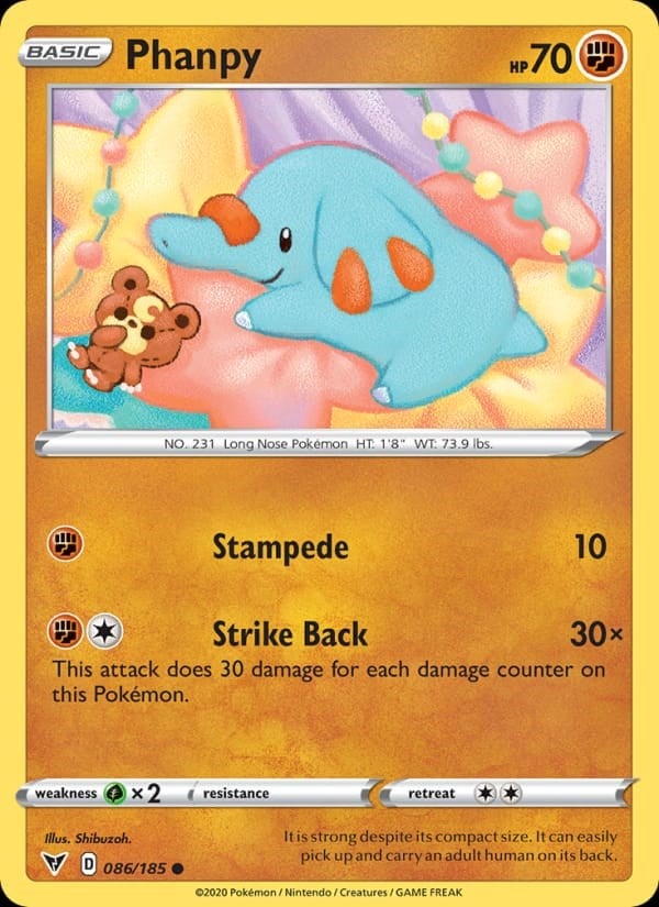 Phanpy - Vivid Voltage #86 #Normal