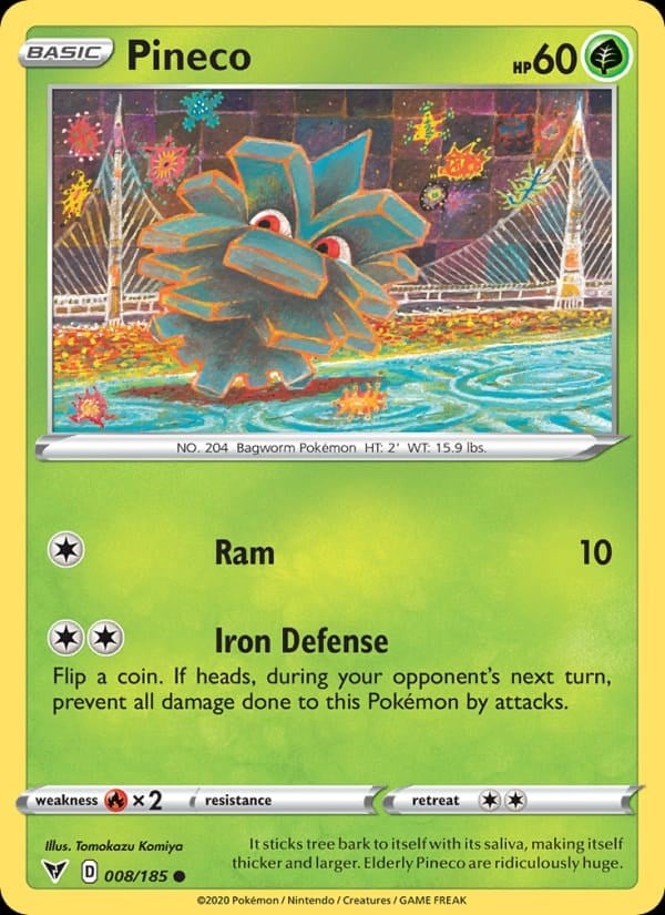Pineco - Vivid Voltage #8 #Reverse