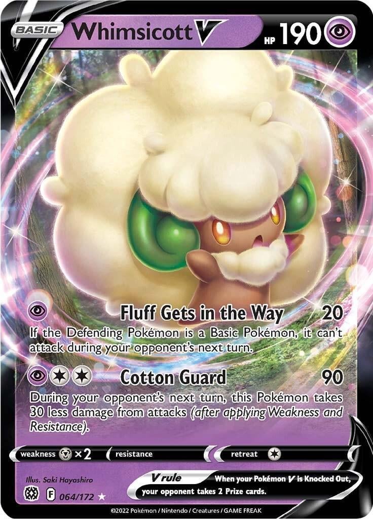 Pokemon Whimsicott V #64