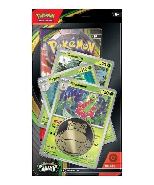 Pokémon TCG: Mega Evolution: Perfect Order Meganium Premium Checklane Blister (Ön Sipariş)