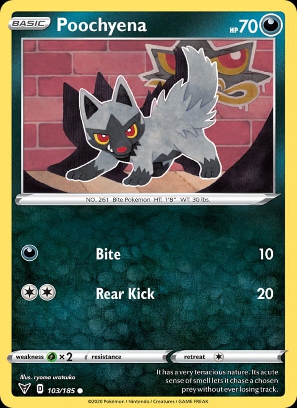 Poochyena - Vivid Voltage #103 #Normal