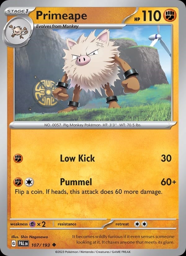 Primeape [Cosmo Holo] #107