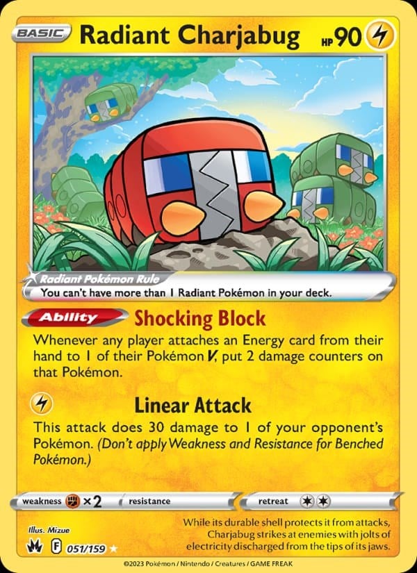 Radiant Charjabug - Crown Zenith #051