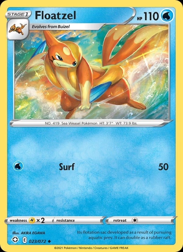 Shining Fates - Floatzel #23