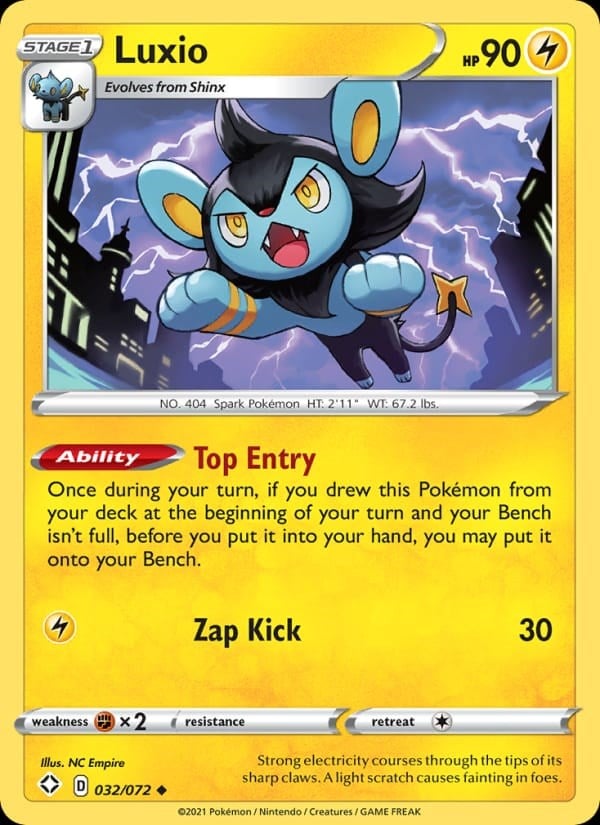 Shining Fates - Luxio #32