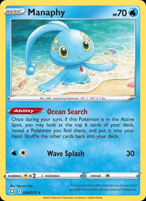Shining Fates - Manaphy #24