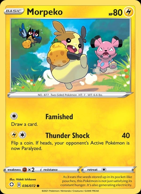 Shining Fates - Morpeko #36