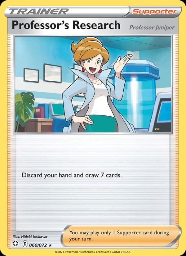 Shining Fates - Professor's Research (Professor Juniper) [Reverse Holo] #60