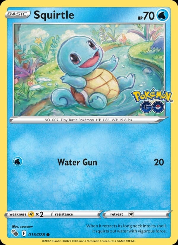 Squirtle - Pokemon GO #015 #Normal