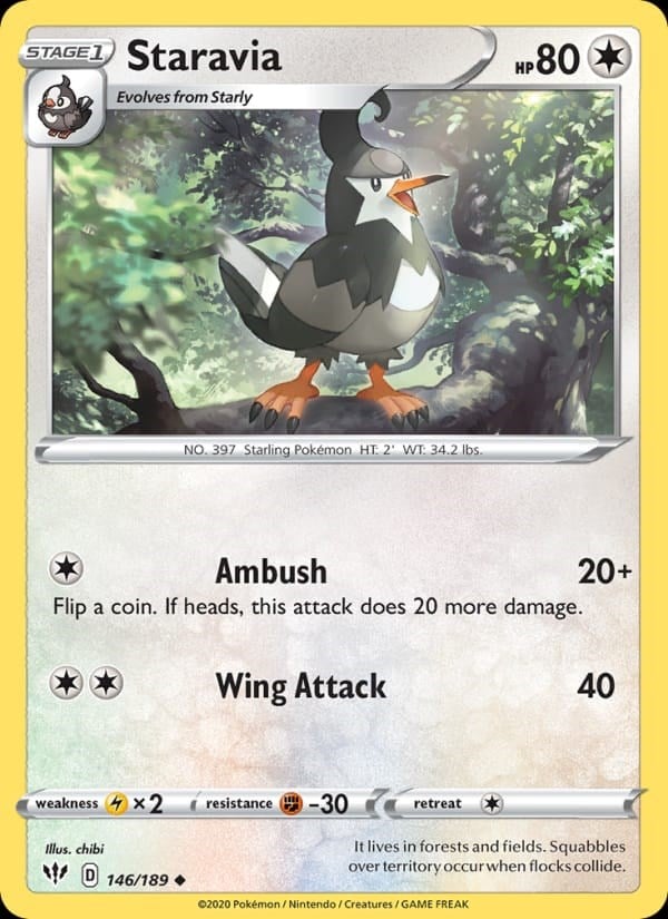 Staravia - Darkness Ablaze #146 #Normal