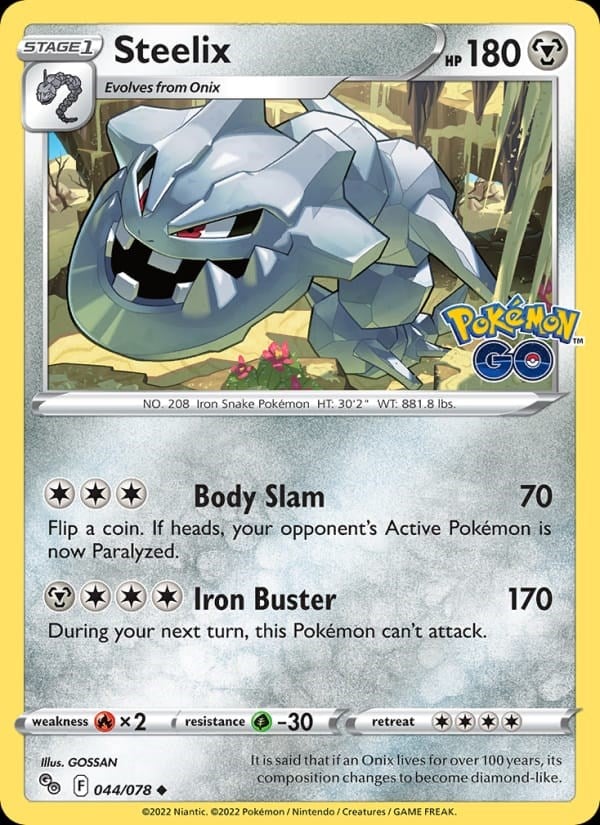 Steelix - Pokemon GO #044 #Normal
