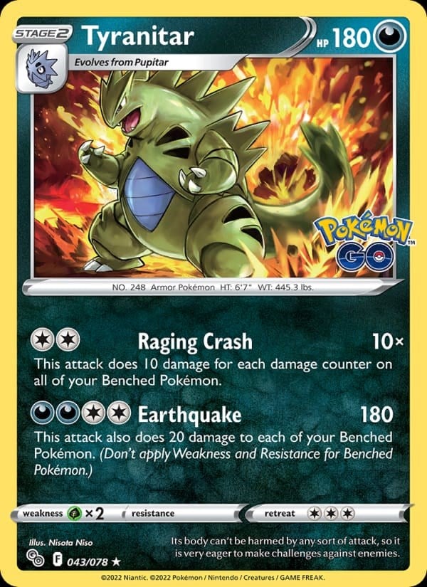 Tyranitar - Pokemon GO #043 #Reverse