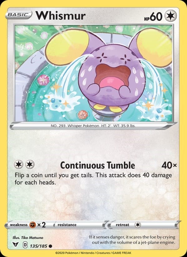 Whismur - Vivid Voltage #135 #Normal